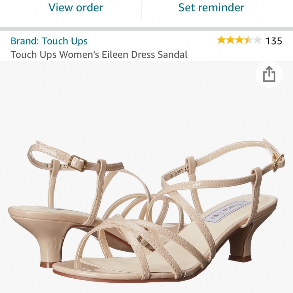 Nude Patent Eileen Sandals